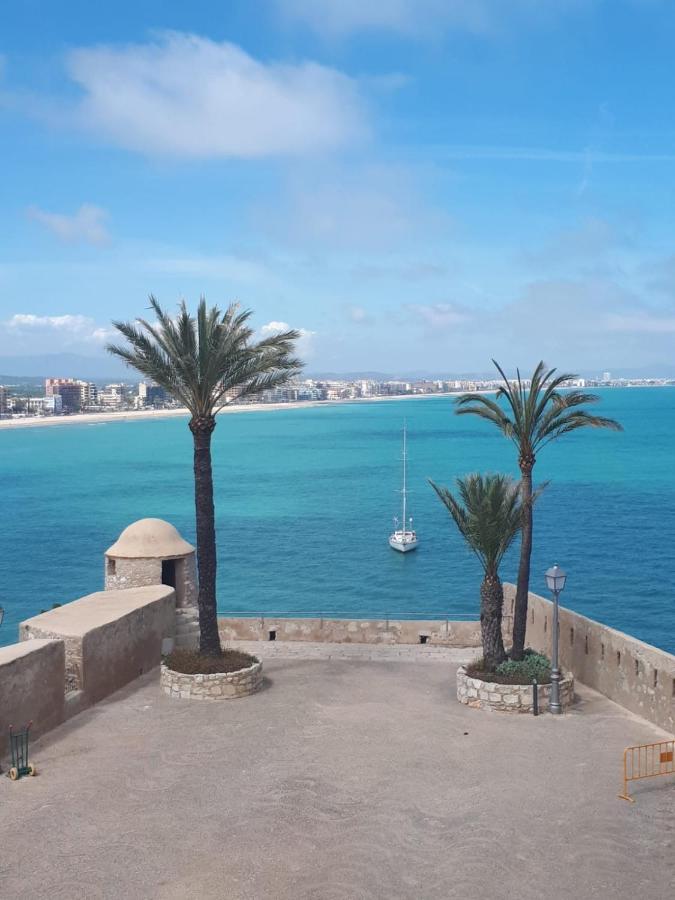 Charmant Appartement Avec Vue Sur Le Chateau De Peñíscola Dış mekan fotoğraf