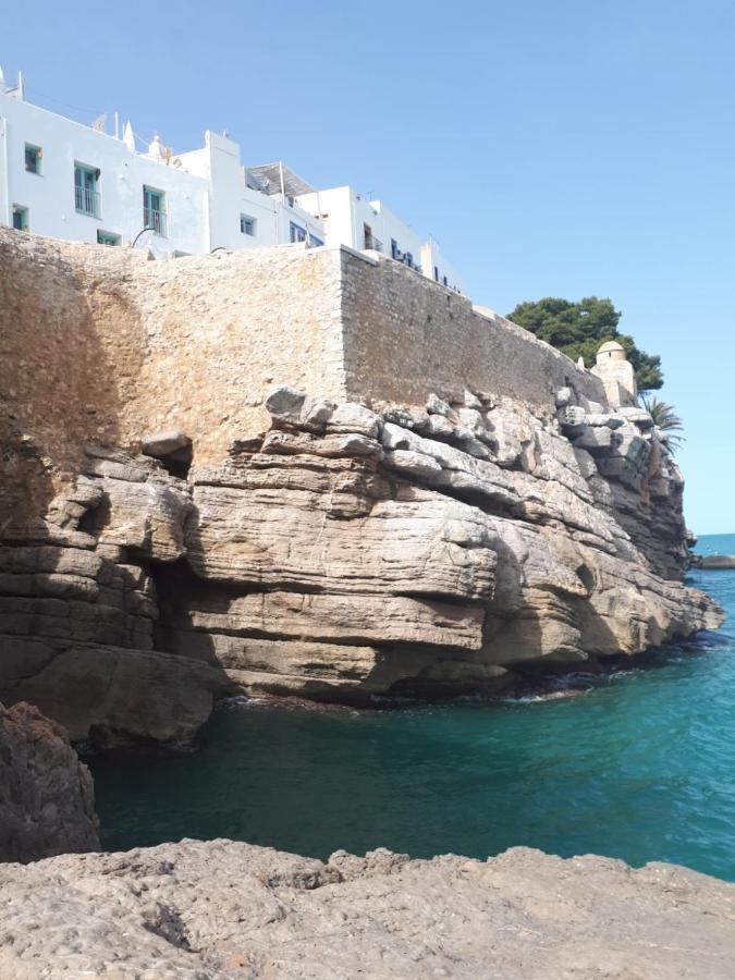 Charmant Appartement Avec Vue Sur Le Chateau De Peñíscola Dış mekan fotoğraf