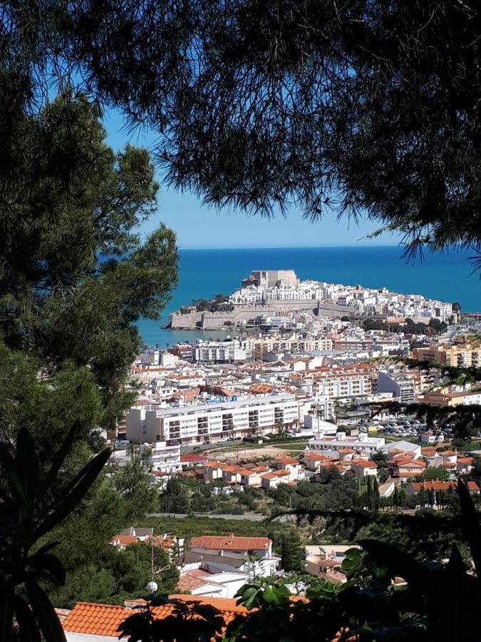 Charmant Appartement Avec Vue Sur Le Chateau De Peñíscola Dış mekan fotoğraf